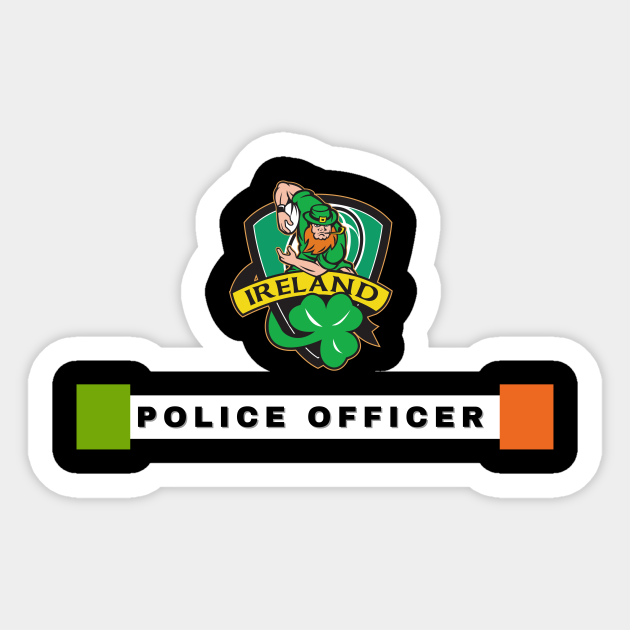 Irish Firefighter Ireland Irish Firefighter Sticker TeePublic